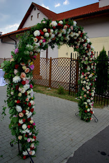 Arcada flori nunta florarie Brasov